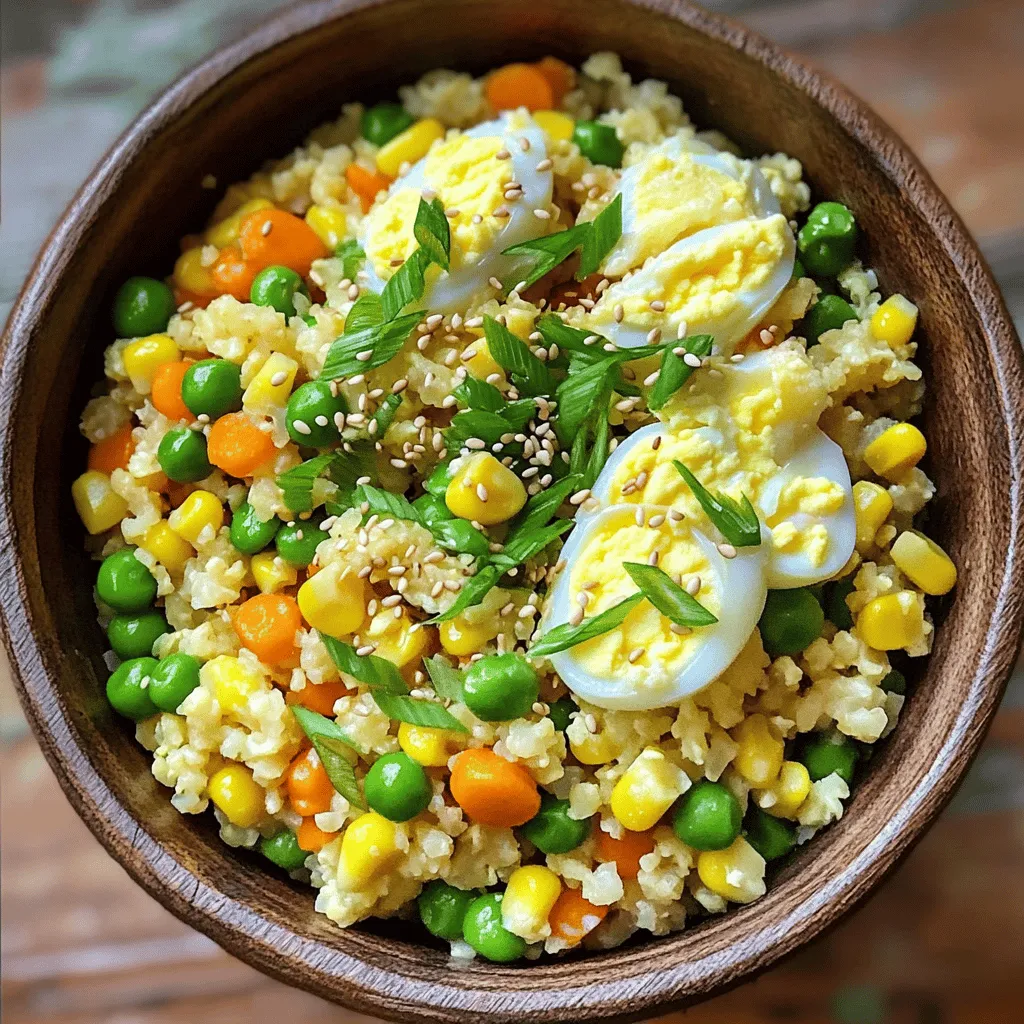 Cauliflower Fried Rice Flavorful and Healthy Dish