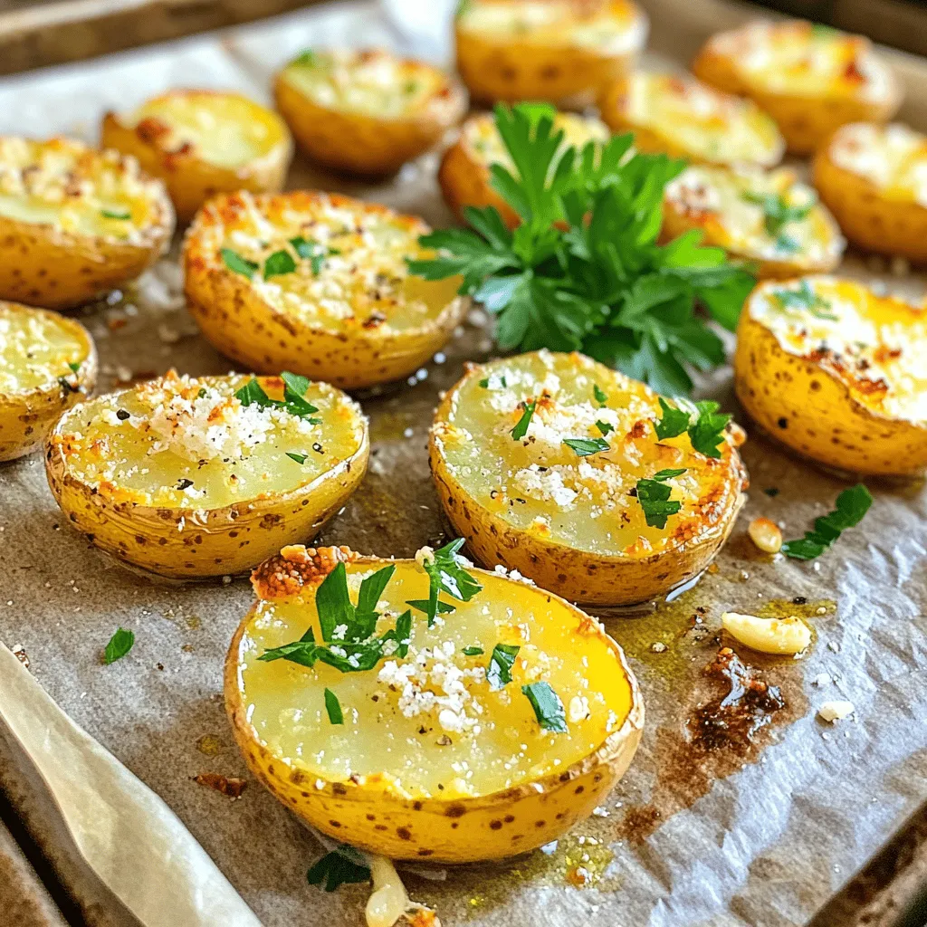 Crispy Garlic Parmesan Potatoes Simple and Flavorful Dish