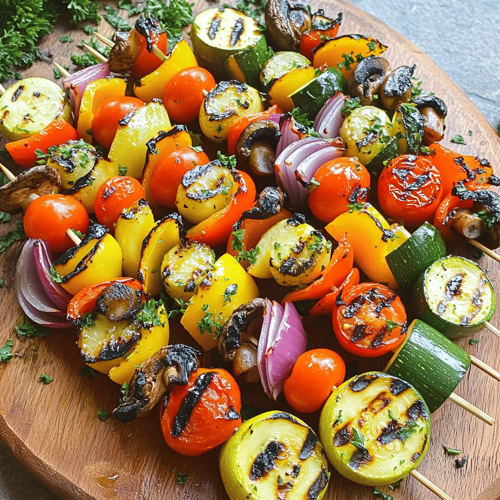 Grilled Vegetable Skewers Flavorful and Easy Recipe
