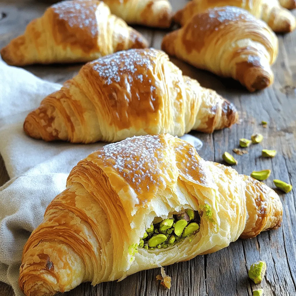 Pistachio Filled Croissants Delightful and Simple Recipe