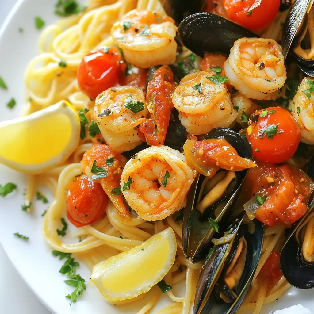 Mardi Gras Seafood Pasta Flavorful and Simple Dish