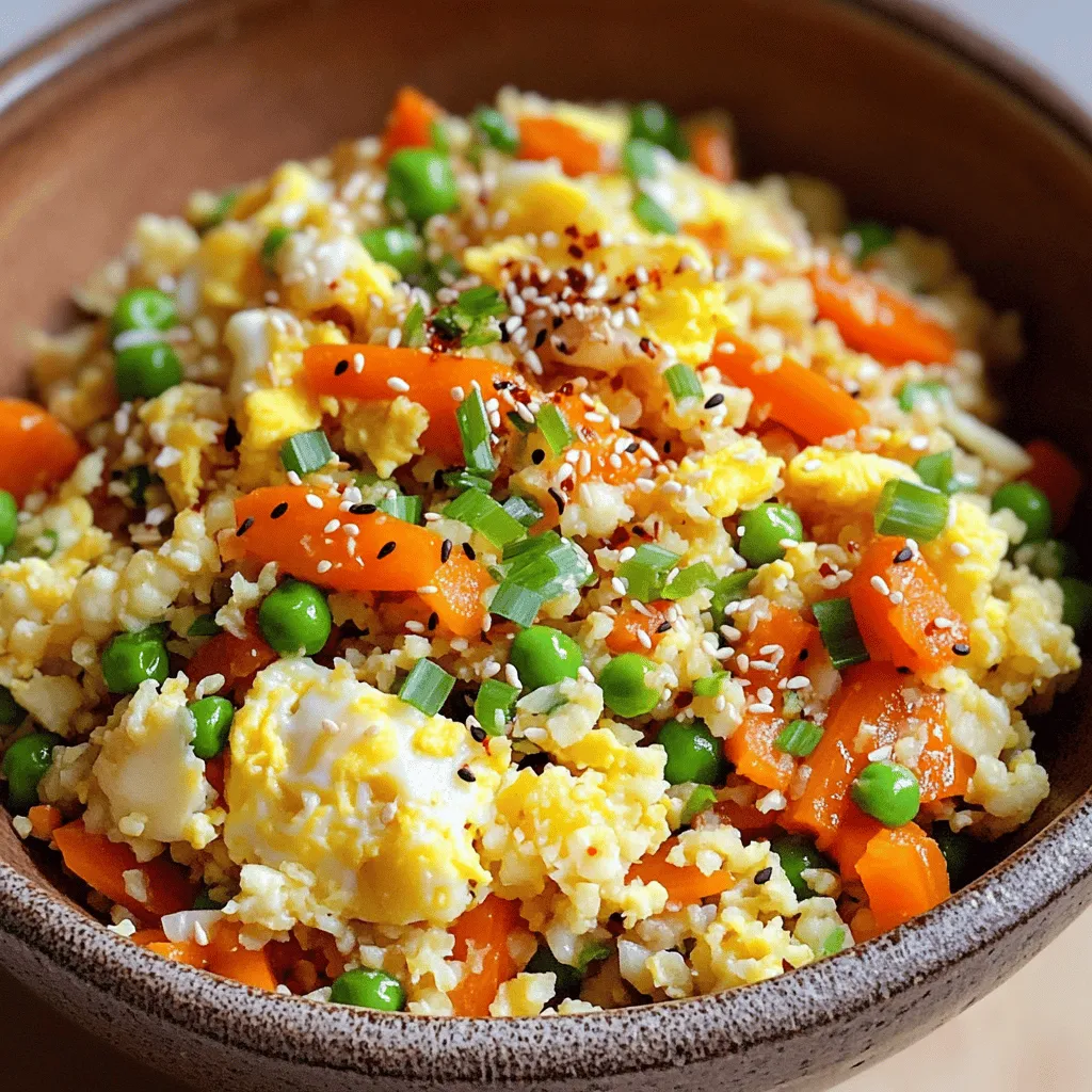 Cauliflower Fried Rice Tasty and Healthy Delight