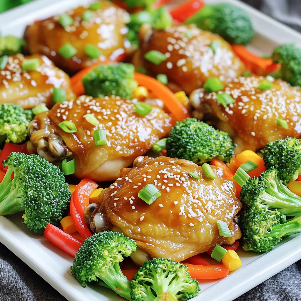 Sheet Pan Teriyaki Chicken &#038; Veggies Easy Dinner