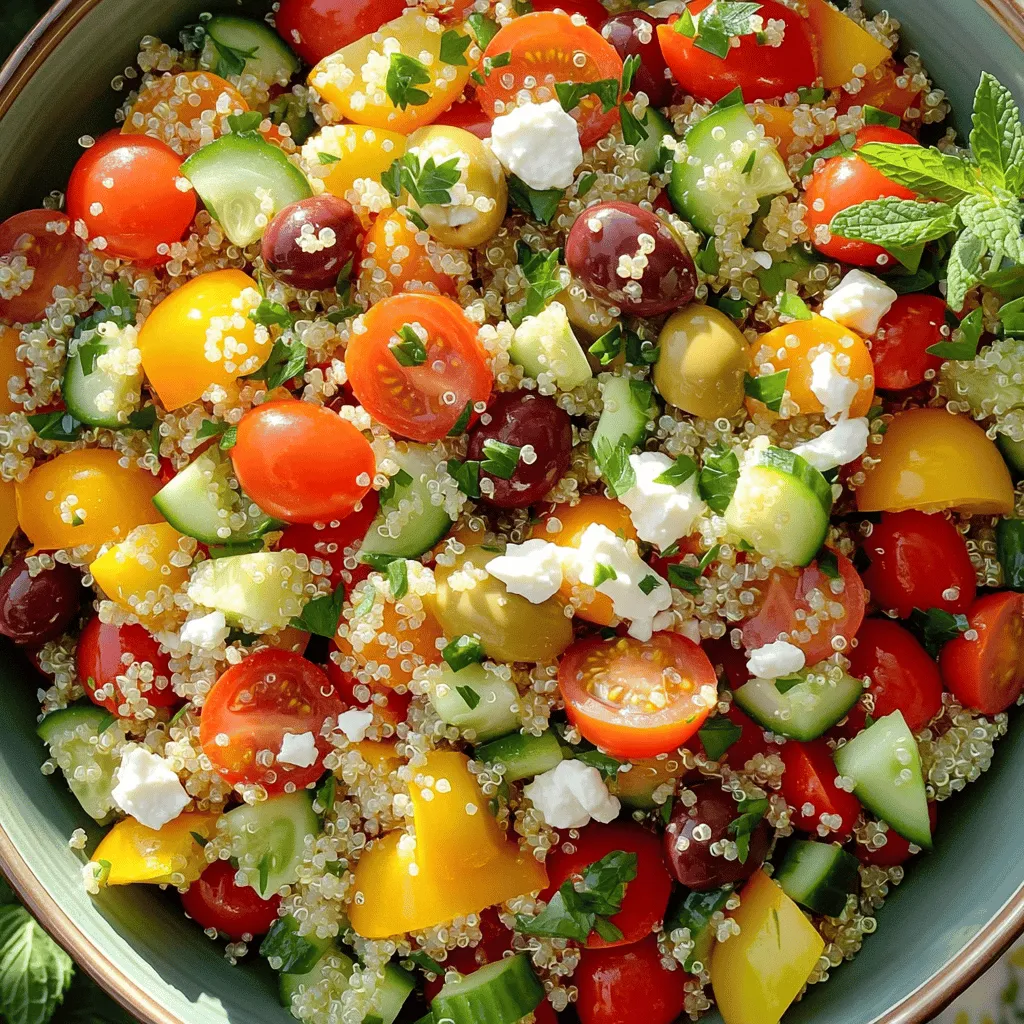 Mediterranean Quinoa Salad Fresh and Flavorful Boost