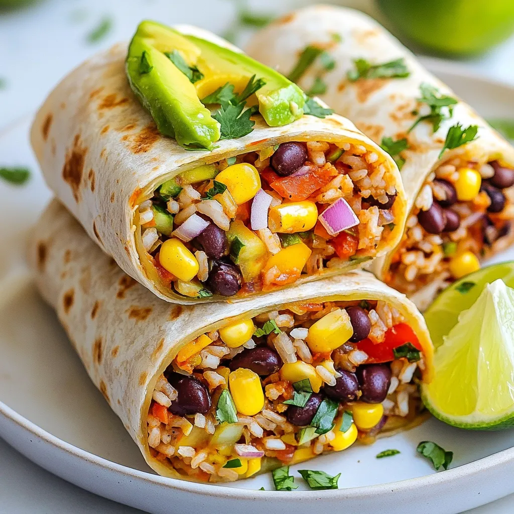 Vegan Burrito Wraps Flavorful and Nutritious Meal