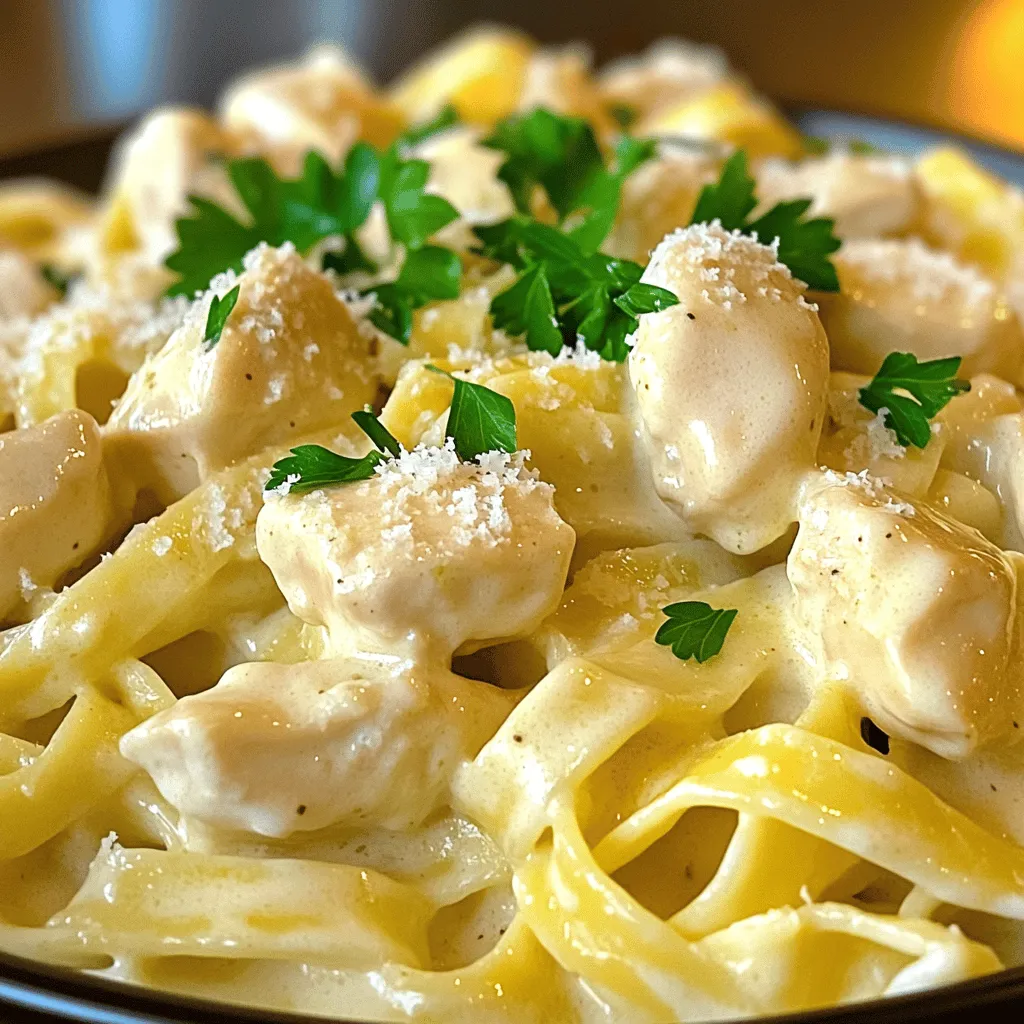 Instant Pot Chicken Alfredo Creamy Delightful Meal