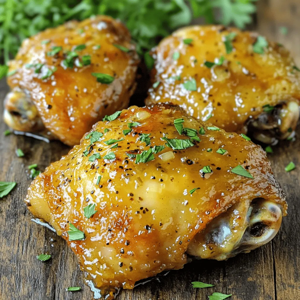 Honey Mustard Chicken Thighs Flavorful Dinner Recipe