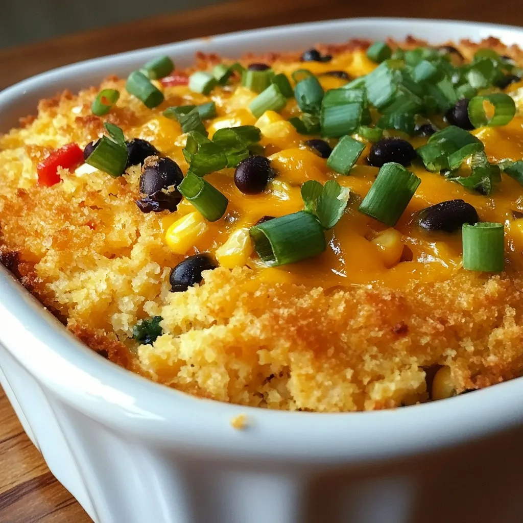 Loaded Cornbread Casserole Tasty and Simple Dish