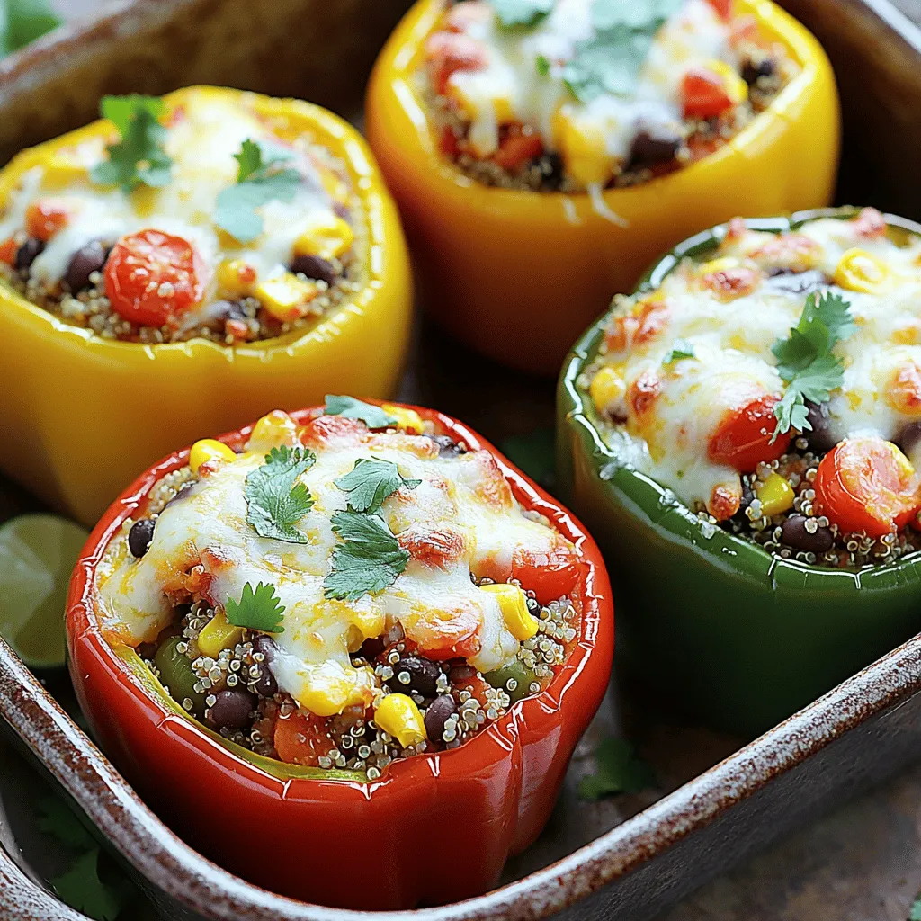 Stuffed Bell Peppers Loaded with Flavorful Goodness