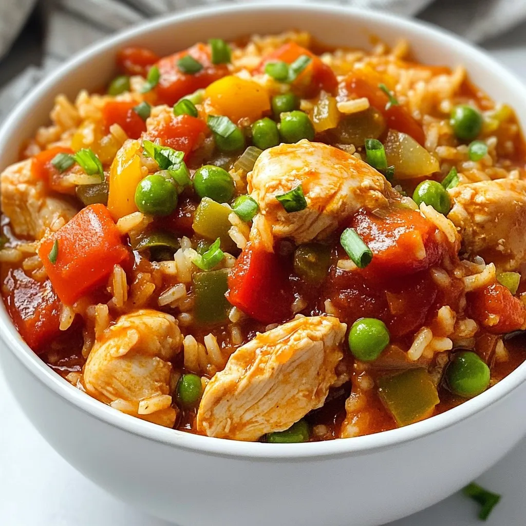 Savory Slow Cooker Chicken Jambalaya Easy Dinner Recipe