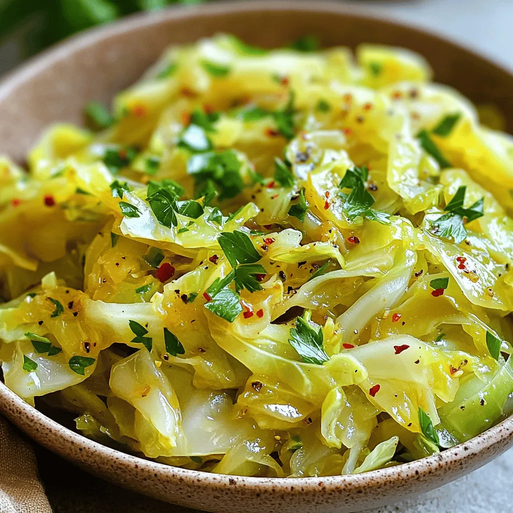 Garlic Sautéed Cabbage Simple and Flavorful Dish