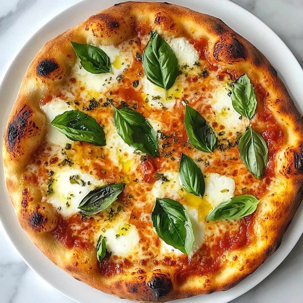 Classic Margherita Cast-Iron Pizza Simple Recipe