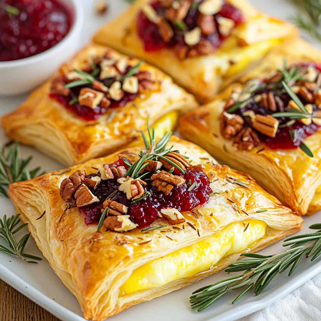 Cranberry Brie Puff Pastry Delightful Holiday Treat