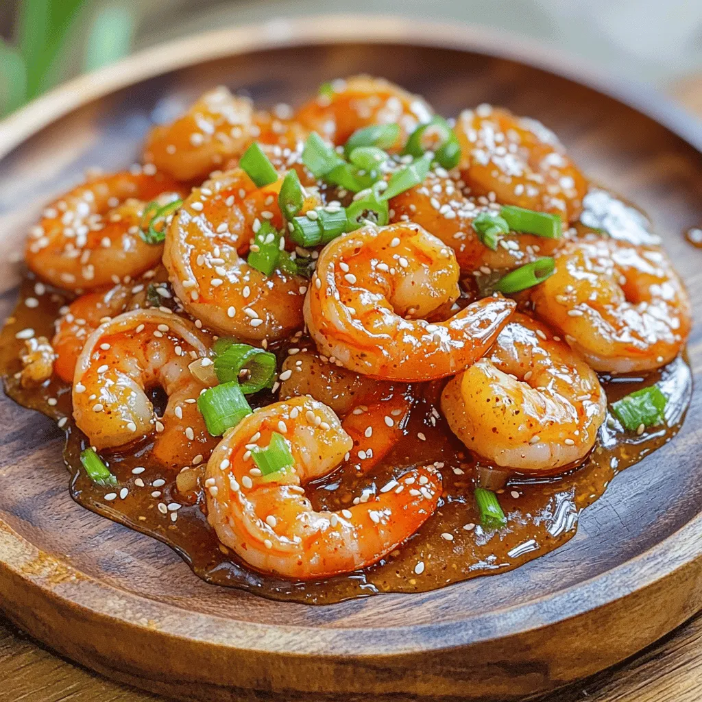 Spicy Honey Garlic Shrimp Tasty and Easy Recipe