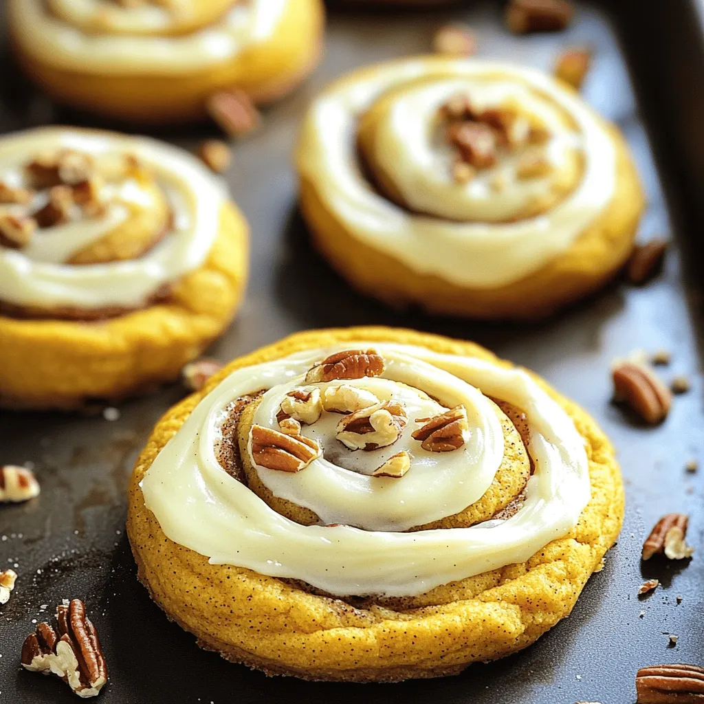 Pumpkin Spice Cinnamon Roll Cookies Indulge in Flavor