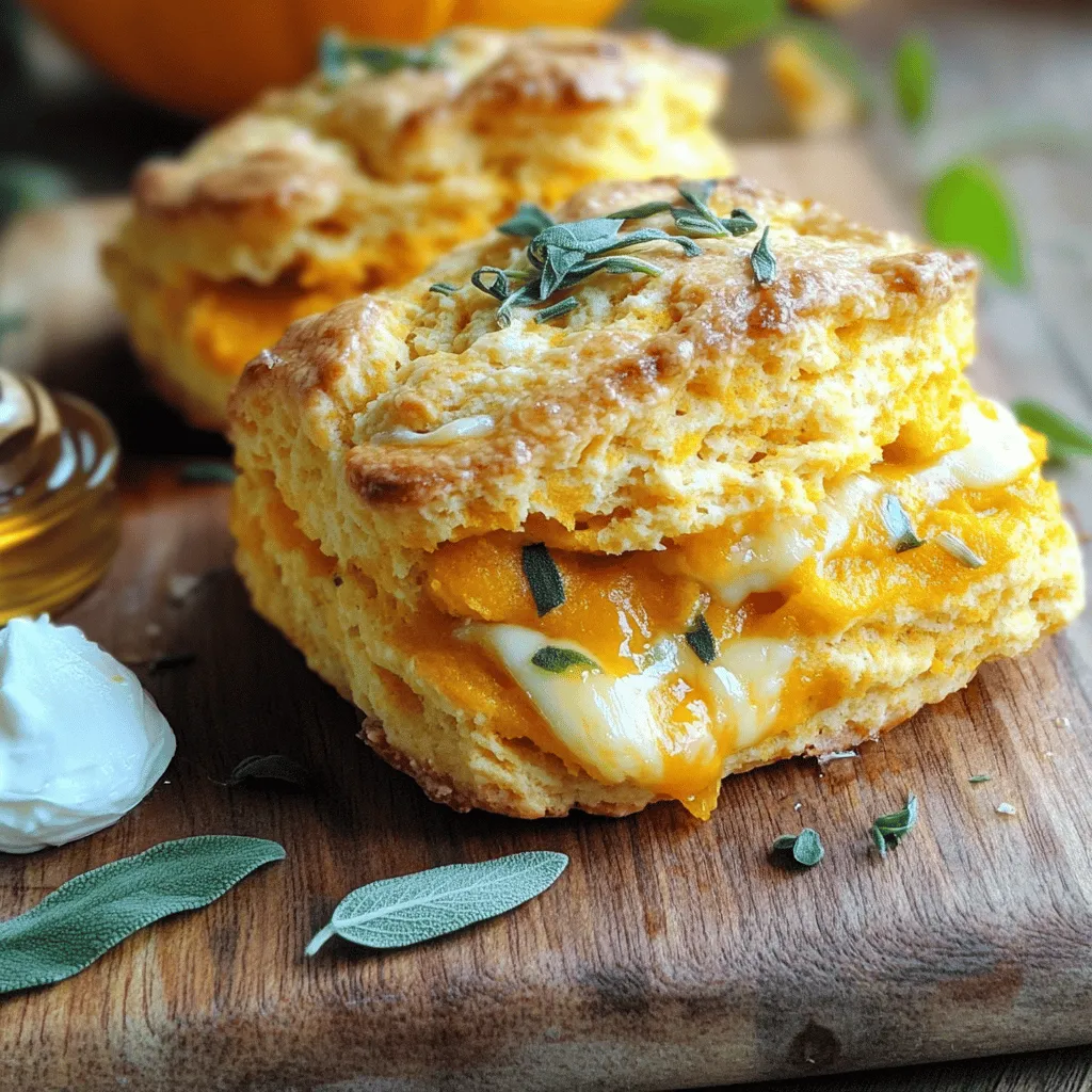 Savory Pumpkin Sage Cheese Scones Perfect for Fall