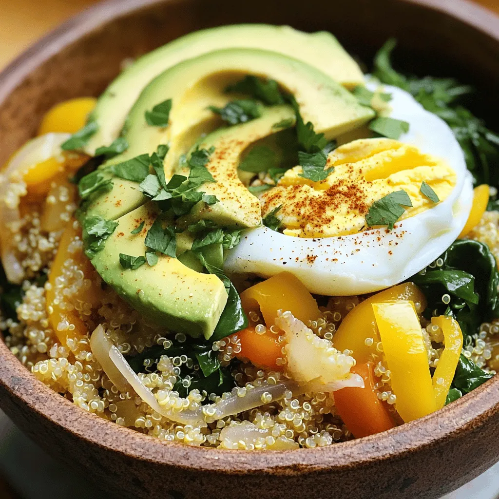 Savory Breakfast Quinoa Healthy Morning Boost Recipe