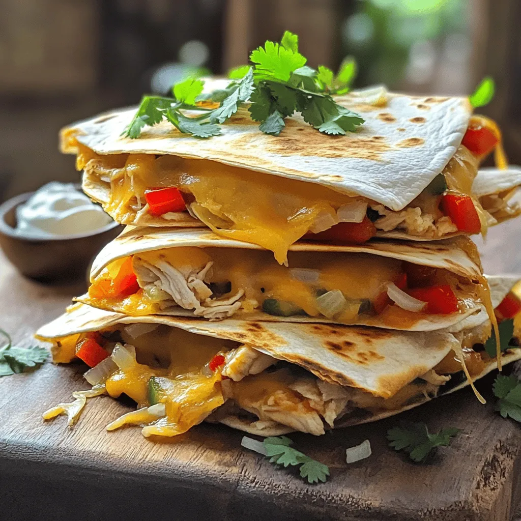 Easy Chicken Quesadillas Quick and Tasty Meal Idea