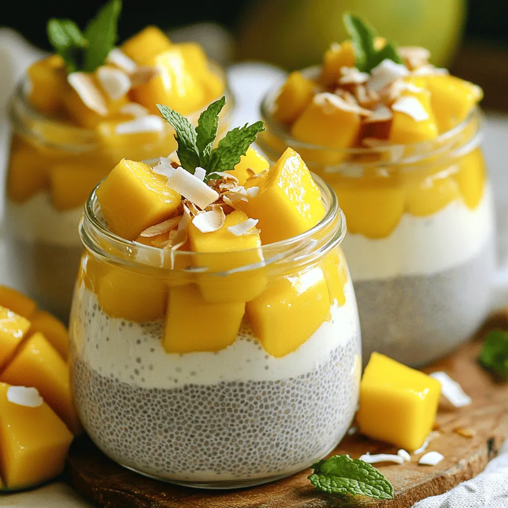 Mango Coconut Chia Pudding Easy and Healthy Recipe