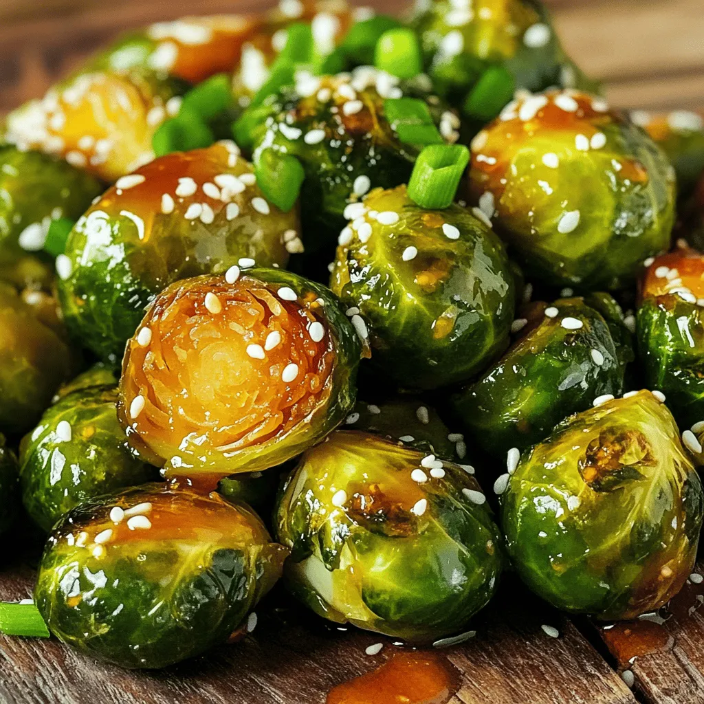 Sriracha Honey Glazed Brussels Sprouts Irresistible Side