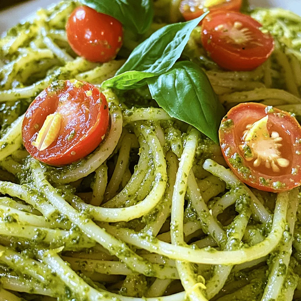 Lemon Basil Pesto Pasta Tasty and Simple Meal