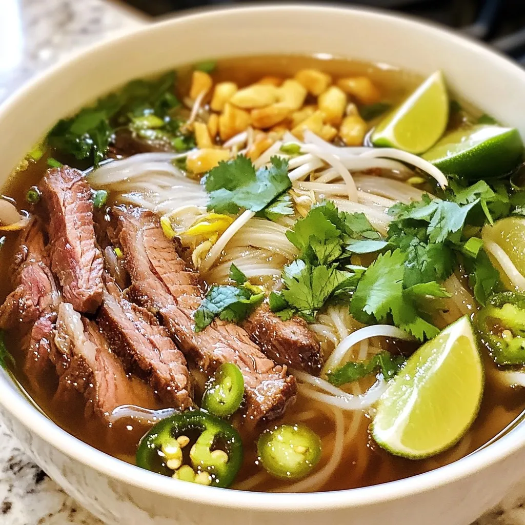 Authentic Beef Pho Flavorful Homemade Comfort Bowl