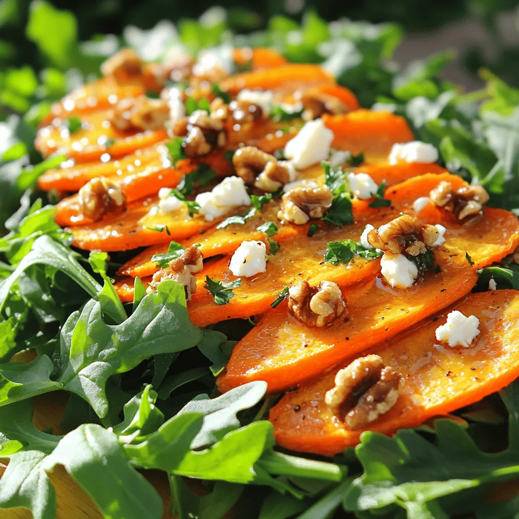 Honey Roasted Carrot Salad Packed with Flavorful Greens