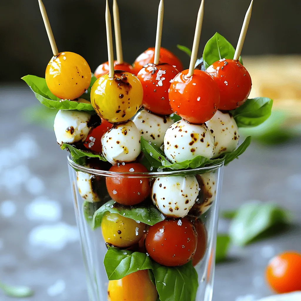 Caprese Salad Skewers Fresh and Flavorful Delight
