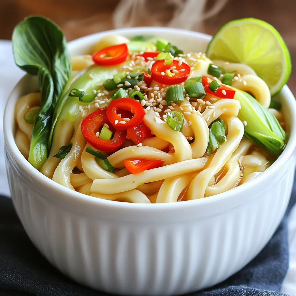 Spicy Garlic Udon Noodles Flavorful and Easy Recipe