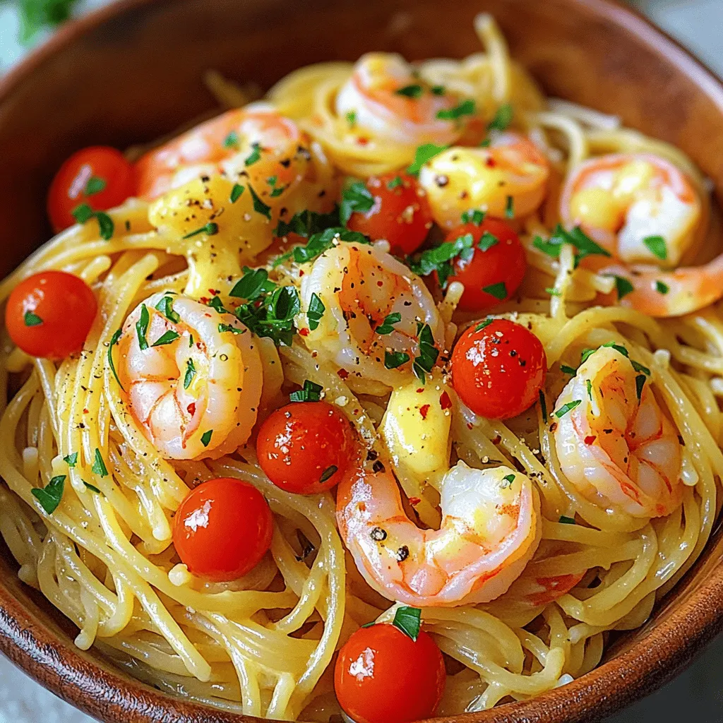 Garlic Butter Shrimp Pasta Quick and Flavorful Dish