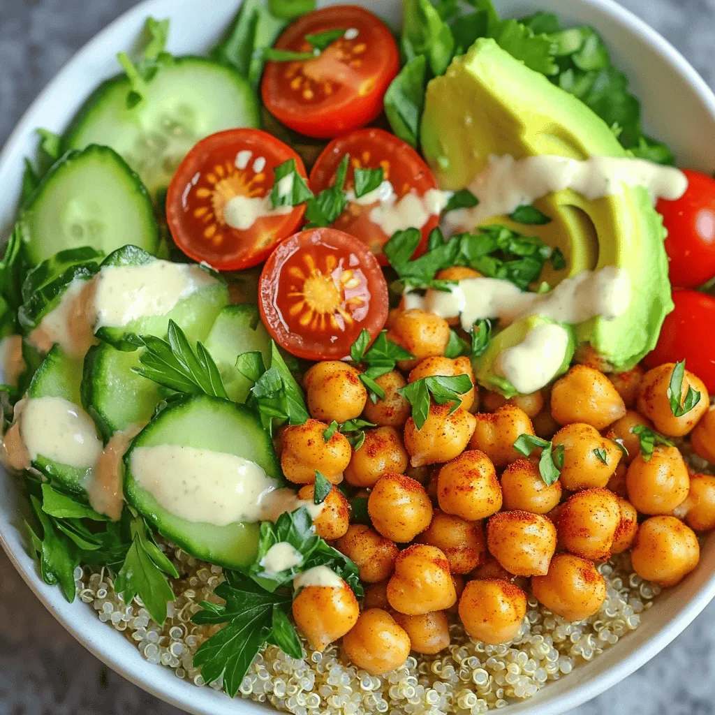 Crispy Chickpea Buddha Bowl Nutritious Delight