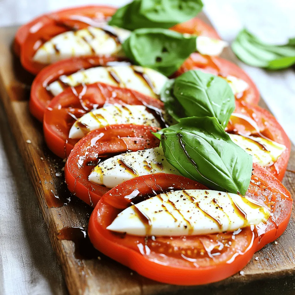 Easy Caprese Salad Delightful and Fresh Meal Idea