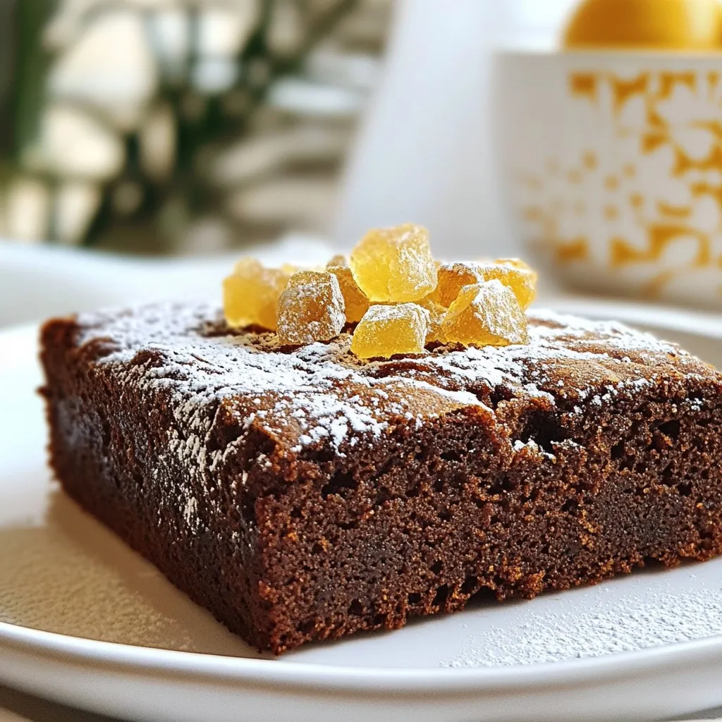 Classic Gingerbread Cake Delightfully Spiced Recipe
