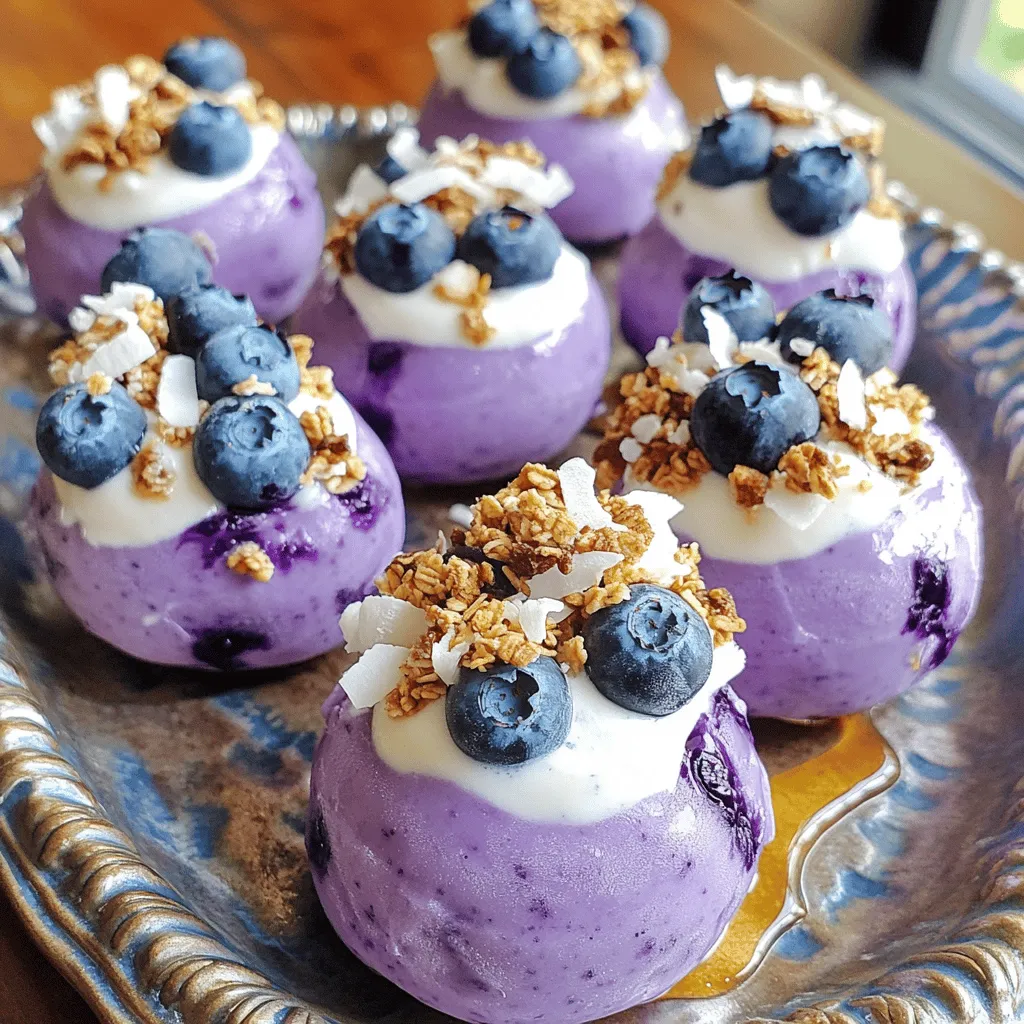 Blueberry Yogurt Frozen Bites Delightful Healthy Snack