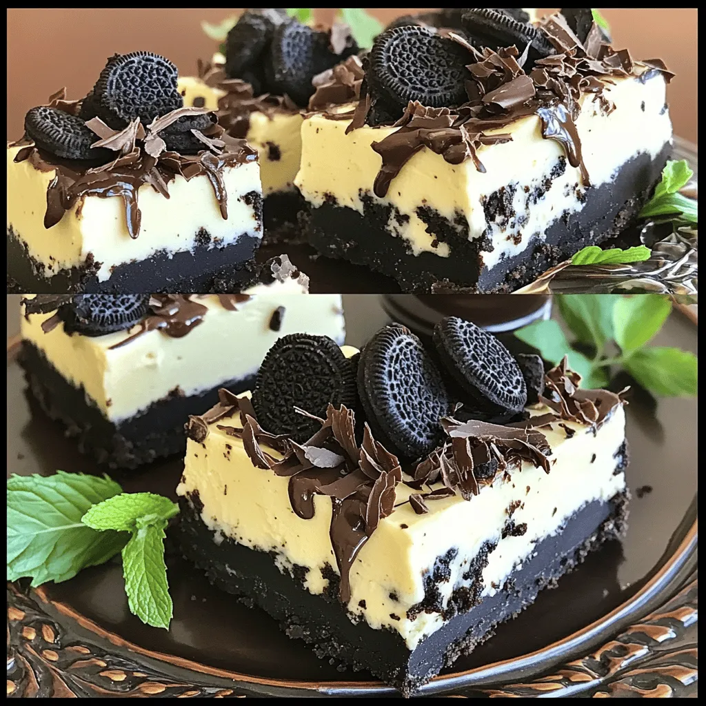 Irresistible No Bake Oreo Cheesecake Bars Recipe