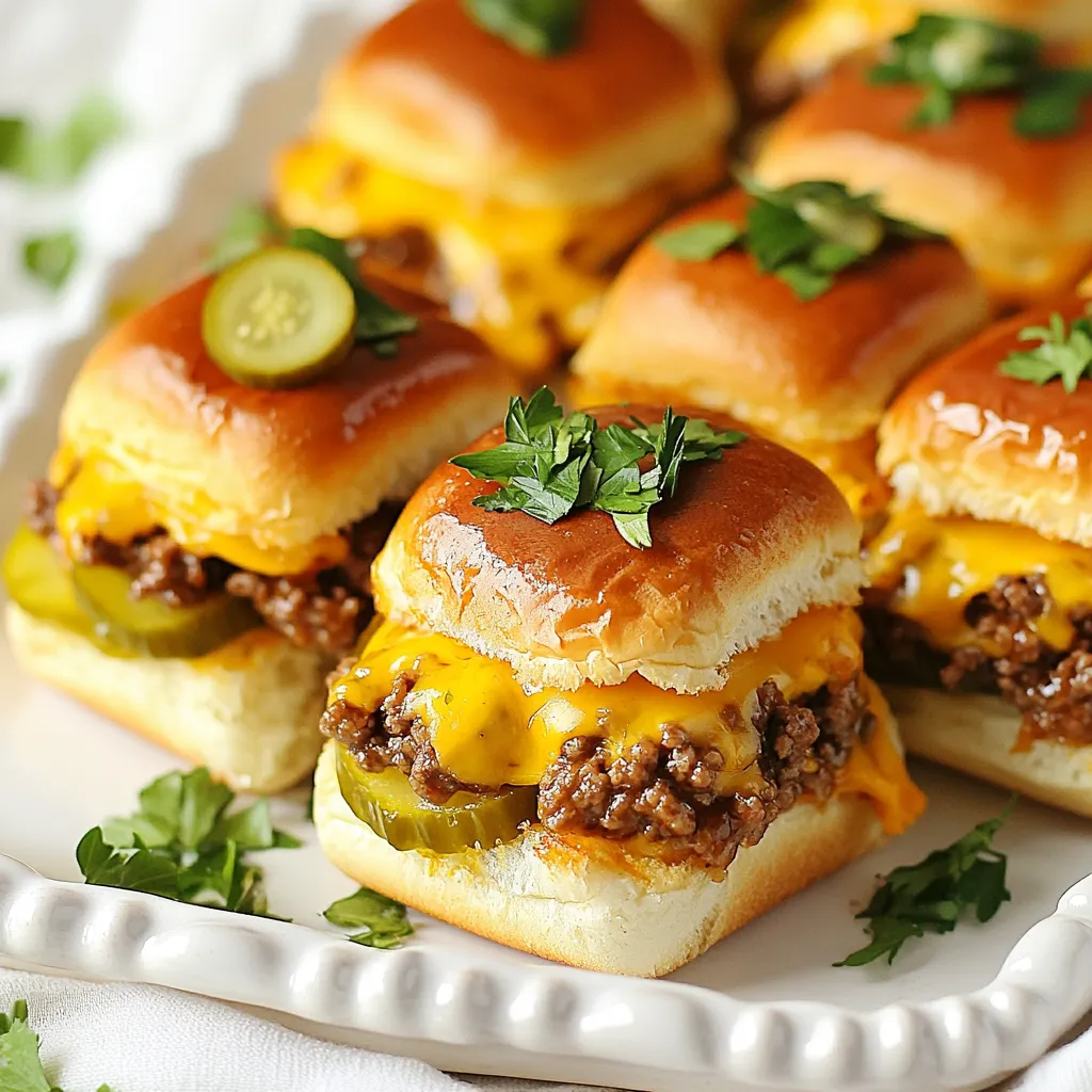 Chopped Cheese Sliders Easy and Tasty Recipe Guide