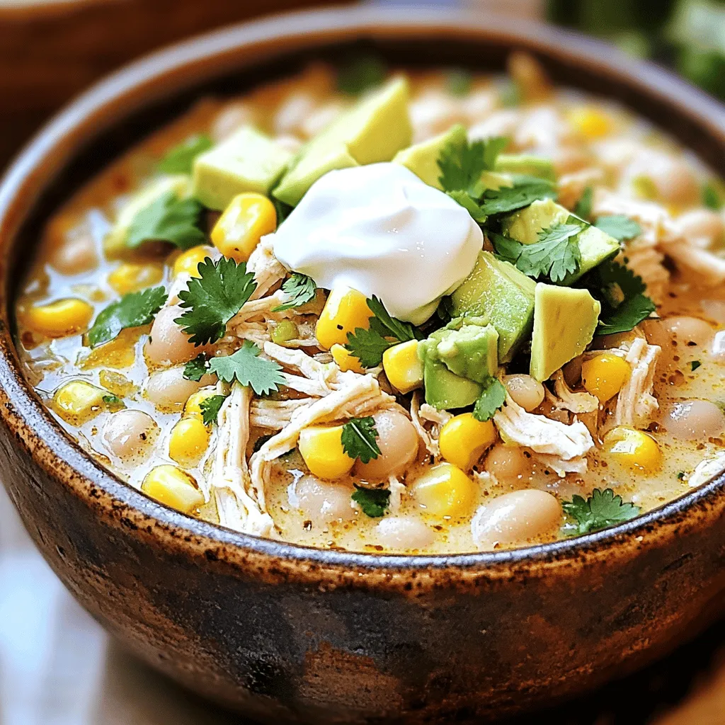 Slow Cooker White Chicken Chili Easy and Flavorful Dish