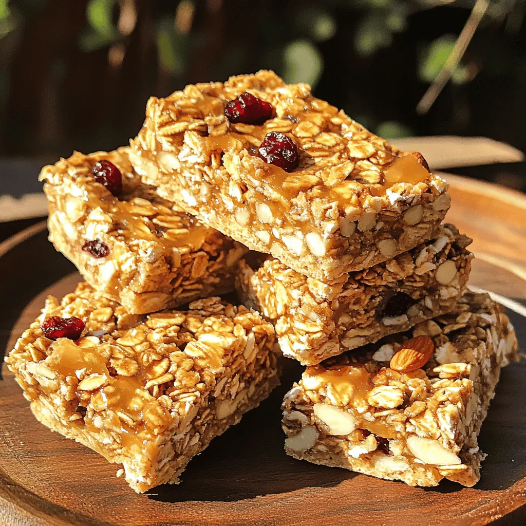 Homemade Granola Bars Simple and Nutritious Snack