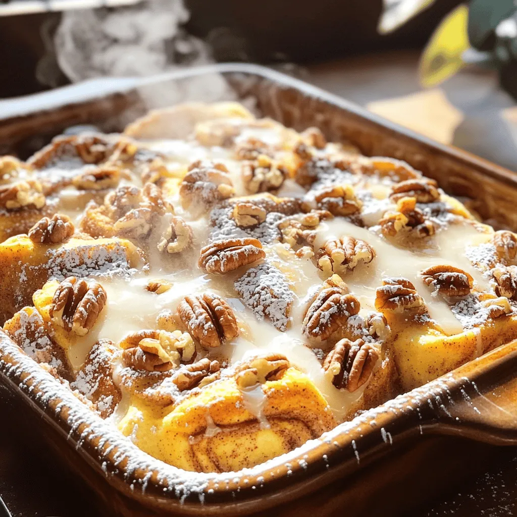 Cinnamon Roll French Toast Casserole Fluffy Delight
