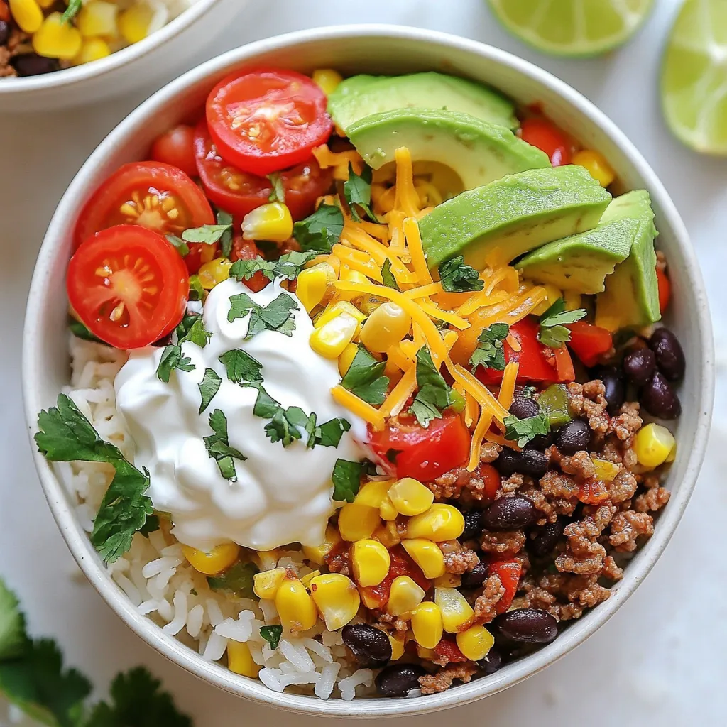 Taco Rice Bowls Delightful and Easy Weeknight Meal