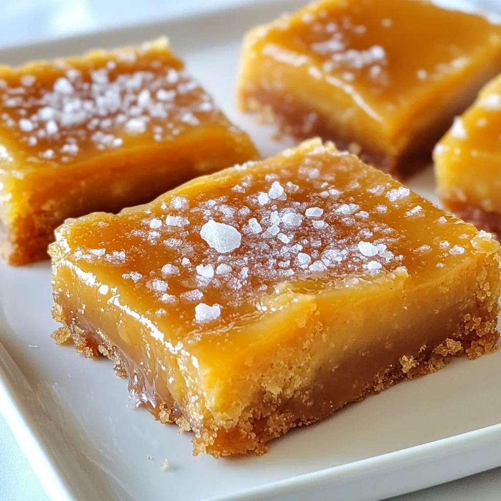 Salted Caramel Butter Bars Irresistible and Simple Treat