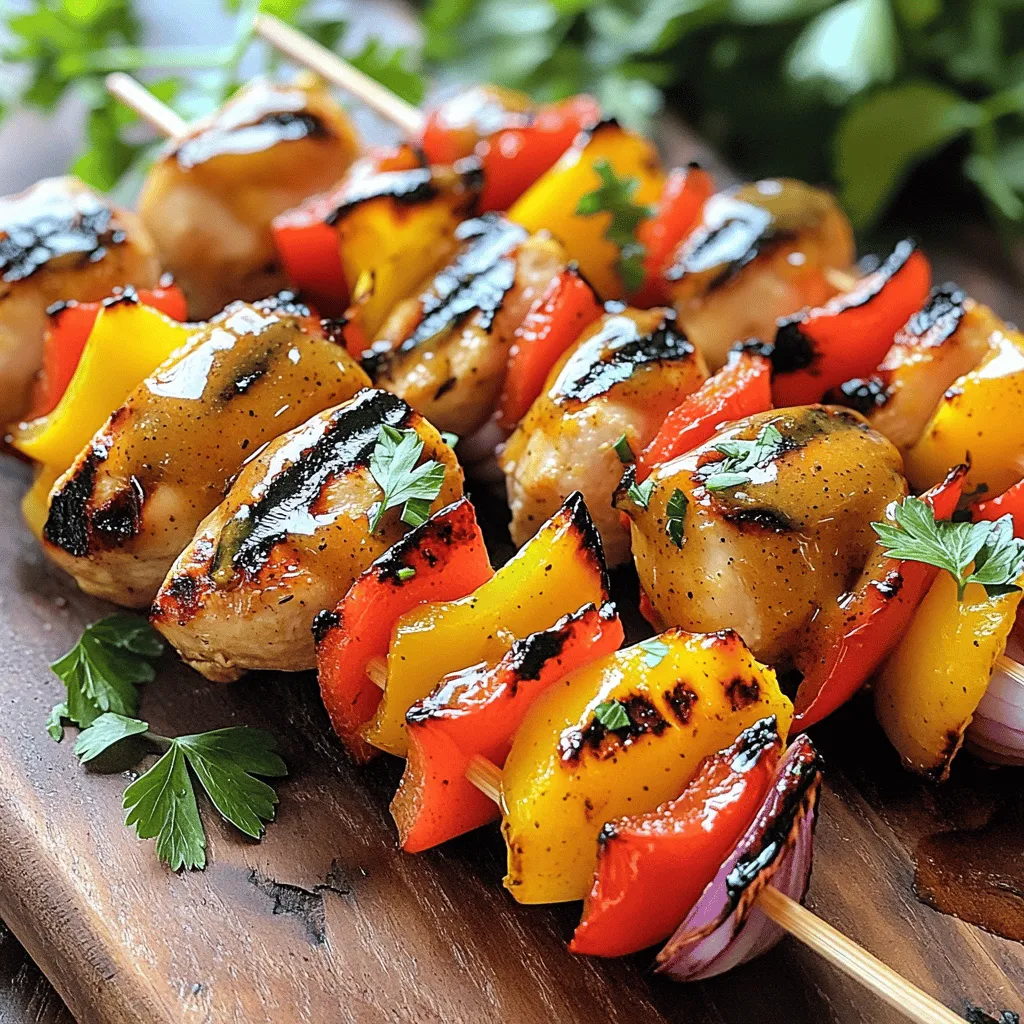 Honey Mustard Chicken Skewers Flavorful Grilling Recipe