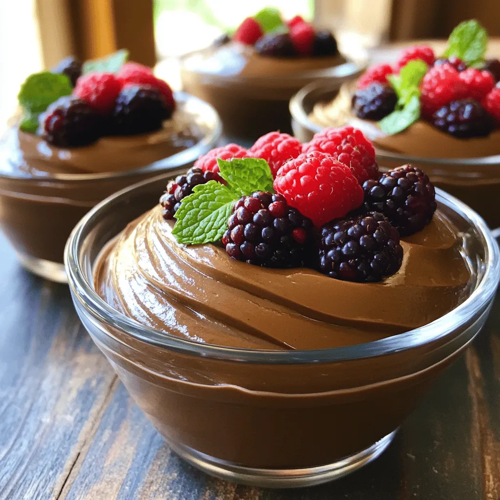 Delicious Chocolate Avocado Mousse Easy and Healthy Treat