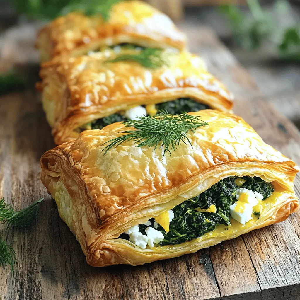 Savory Spinach and Feta Puff Pastry Delightful Treat