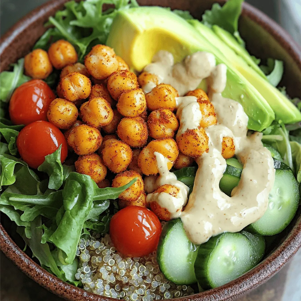 Crispy Chickpea Buddha Bowl Delightful and Nourishing