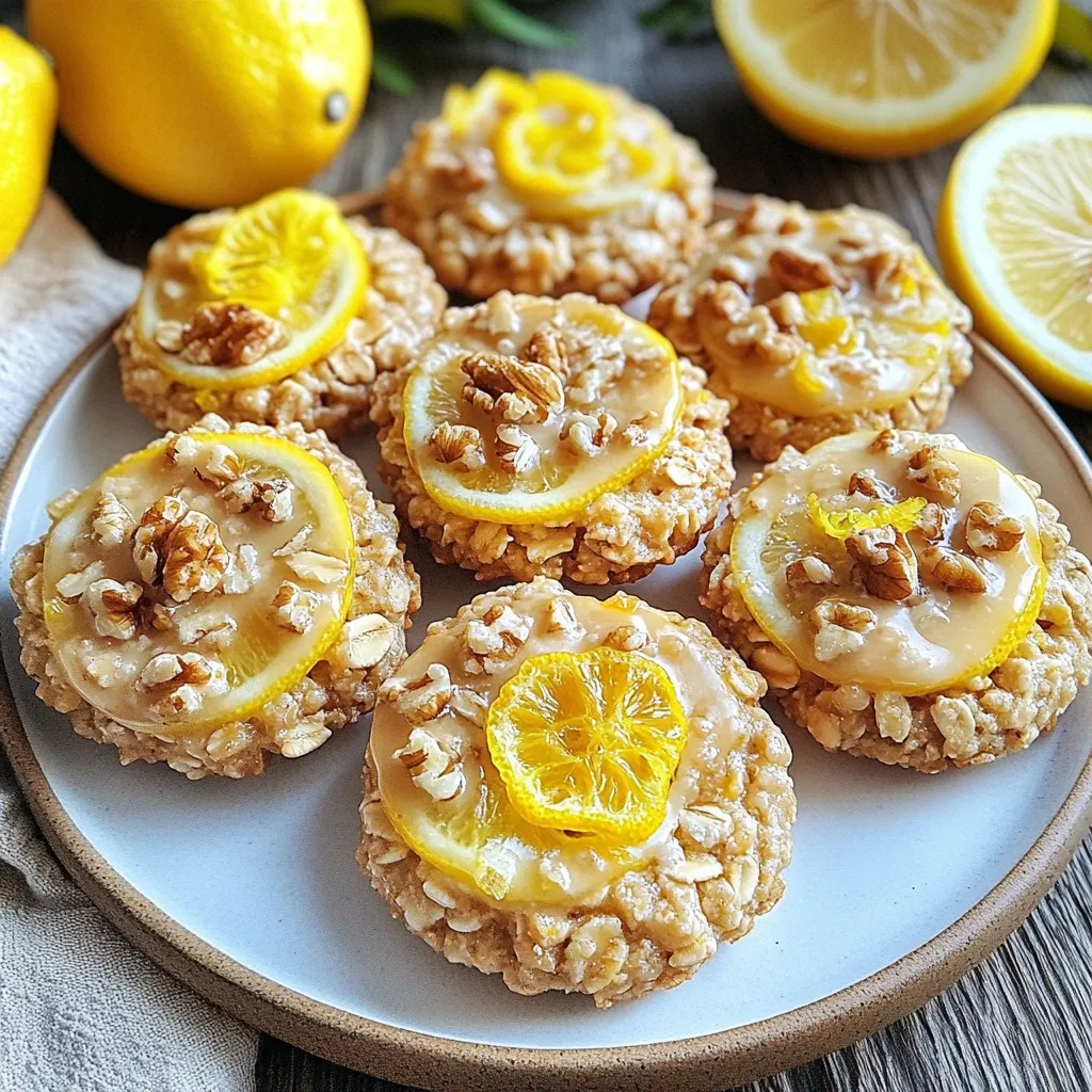Lemon Oatmeal No-Bake Cookies Easy and Tasty Snack