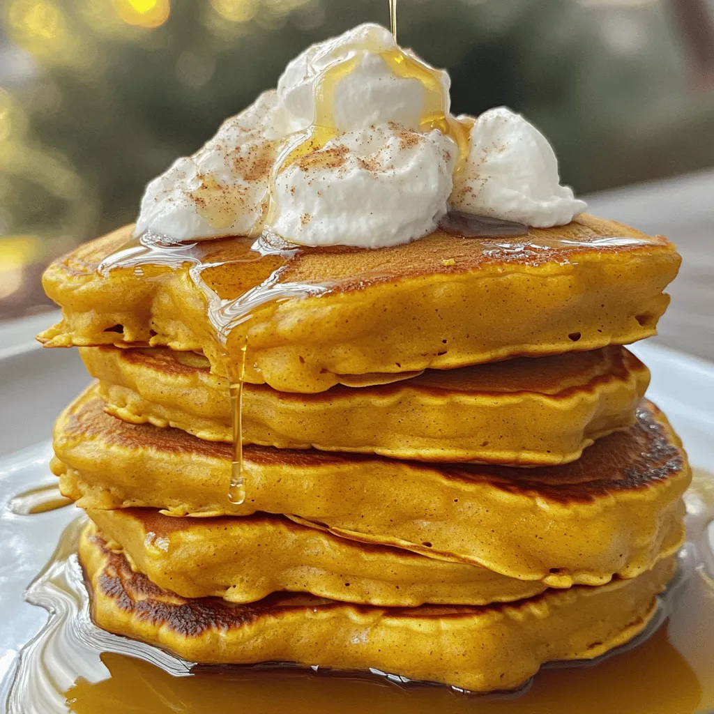 Pumpkin Cream Cheese Pancakes Fluffy and Delightful