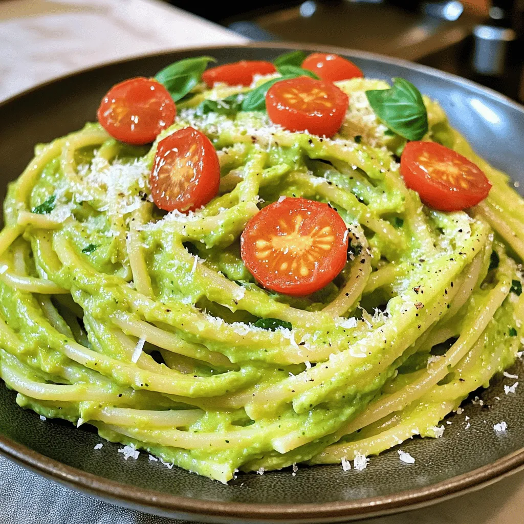 Creamy Avocado Pasta Quick and Tasty Dish