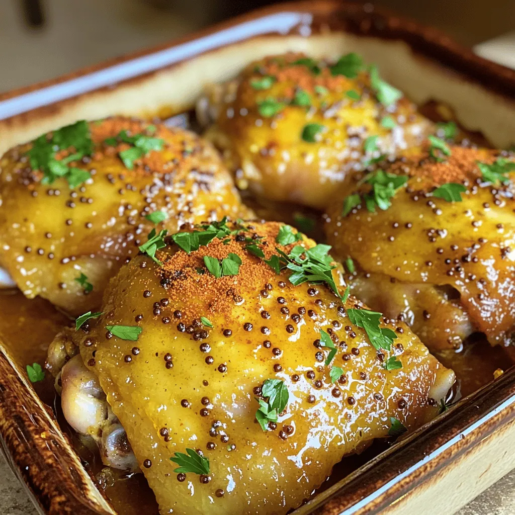 Honey Mustard Chicken Thighs Simple and Tasty Meal
