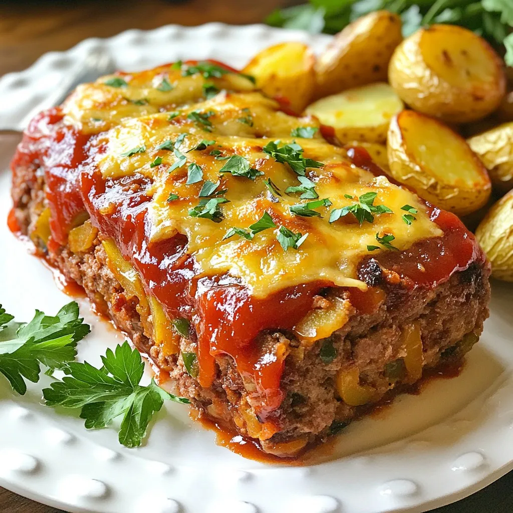 Philly Cheesesteak Meatloaf Savory and Hearty Dish